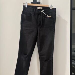 Madewell Black Denim Jeans- Size 29T